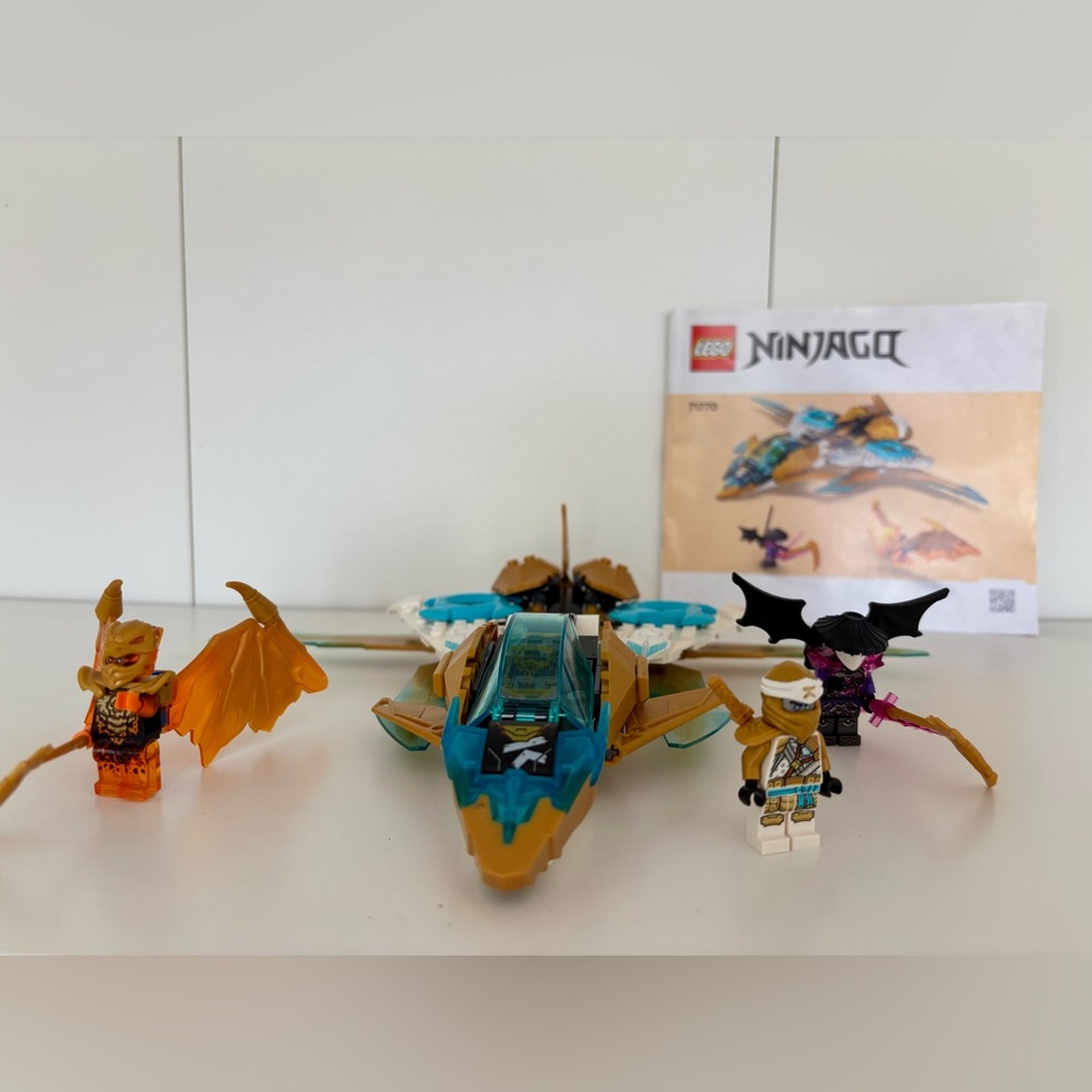 Lego Ninjago Zane’s Golden Dragon Jet Building Set